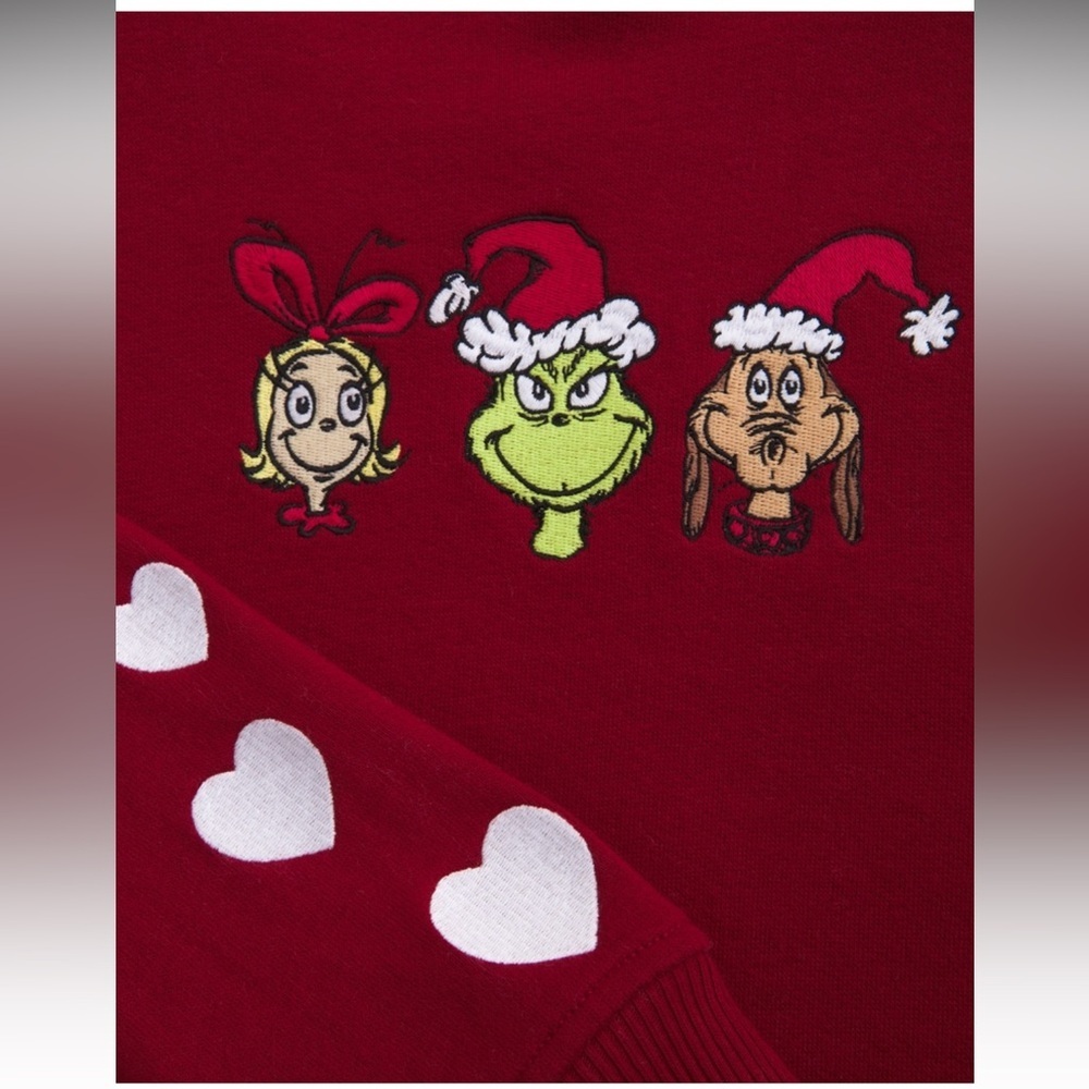 Abercrombie Kids Embroidered Grinch Crew Neck - Picture 3 of 12